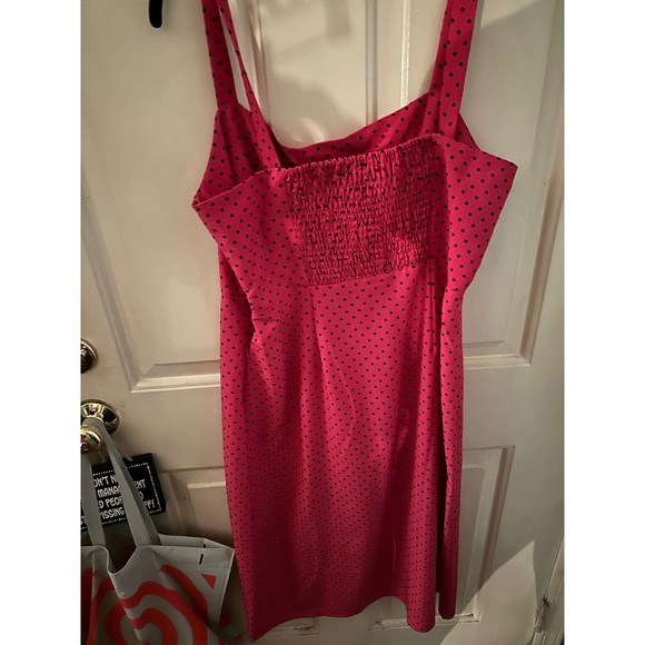 Pink Polka Dot Dress NWT - Picture 3 of 13